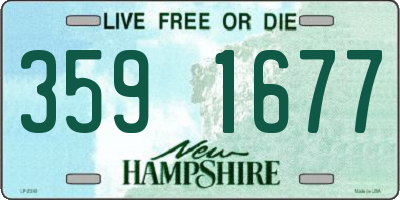 NH license plate 3591677