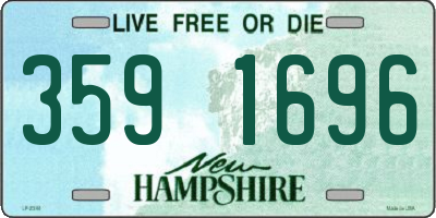 NH license plate 3591696