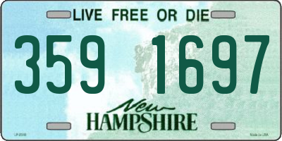 NH license plate 3591697