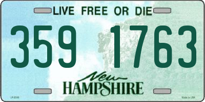 NH license plate 3591763