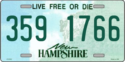 NH license plate 3591766