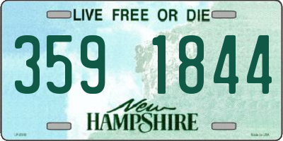 NH license plate 3591844