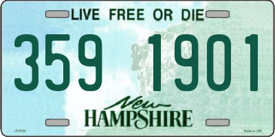 NH license plate 3591901