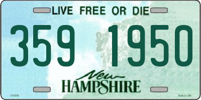 NH license plate 3591950