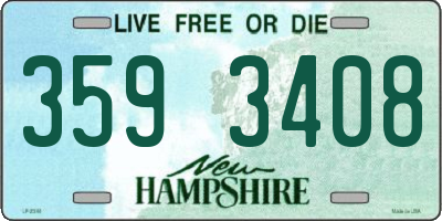 NH license plate 3593408