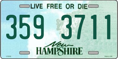 NH license plate 3593711
