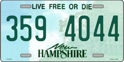 NH license plate 3594044