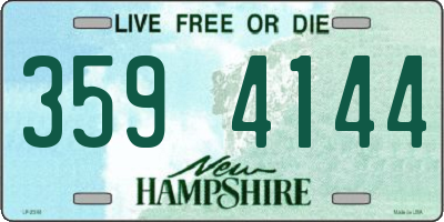 NH license plate 3594144