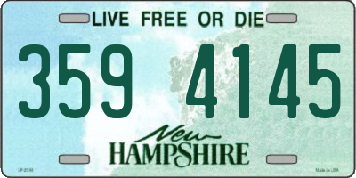 NH license plate 3594145