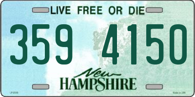 NH license plate 3594150