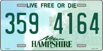 NH license plate 3594164