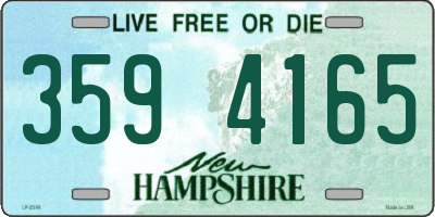 NH license plate 3594165