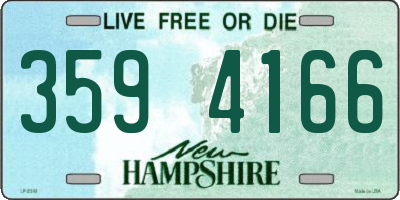 NH license plate 3594166