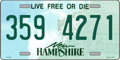NH license plate 3594271