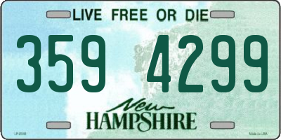 NH license plate 3594299