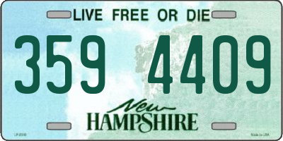 NH license plate 3594409
