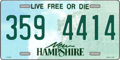 NH license plate 3594414