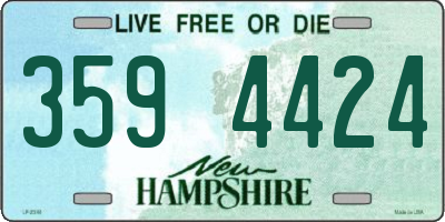 NH license plate 3594424