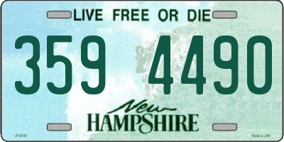 NH license plate 3594490