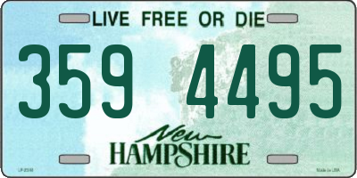 NH license plate 3594495