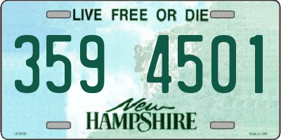 NH license plate 3594501