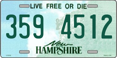 NH license plate 3594512