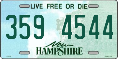 NH license plate 3594544