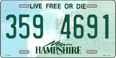 NH license plate 3594691