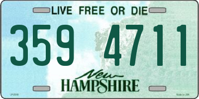 NH license plate 3594711