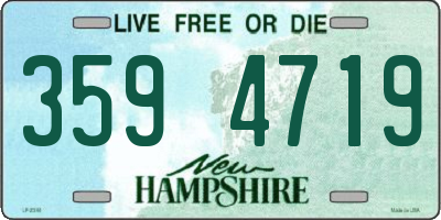 NH license plate 3594719