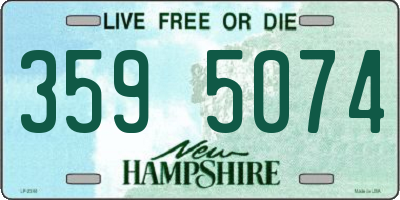 NH license plate 3595074