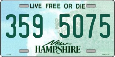 NH license plate 3595075
