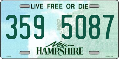 NH license plate 3595087