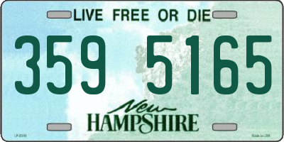 NH license plate 3595165