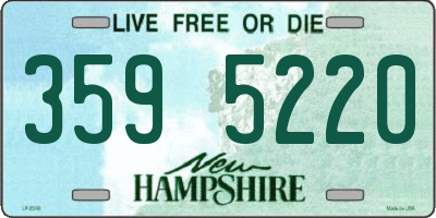NH license plate 3595220