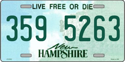 NH license plate 3595263