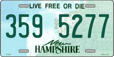 NH license plate 3595277