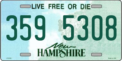 NH license plate 3595308