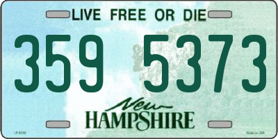 NH license plate 3595373