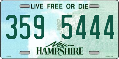 NH license plate 3595444