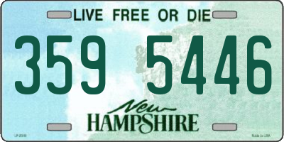 NH license plate 3595446