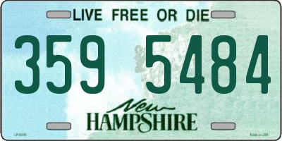 NH license plate 3595484