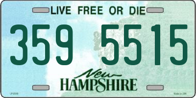 NH license plate 3595515