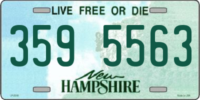 NH license plate 3595563