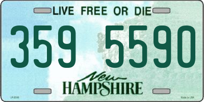 NH license plate 3595590