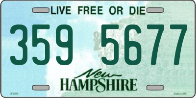 NH license plate 3595677