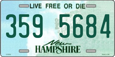 NH license plate 3595684