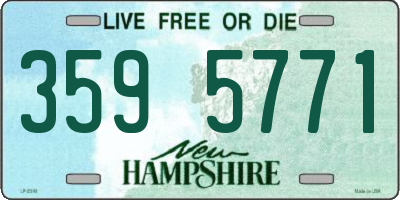 NH license plate 3595771