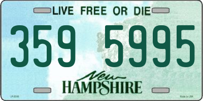 NH license plate 3595995