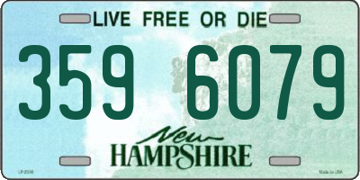 NH license plate 3596079